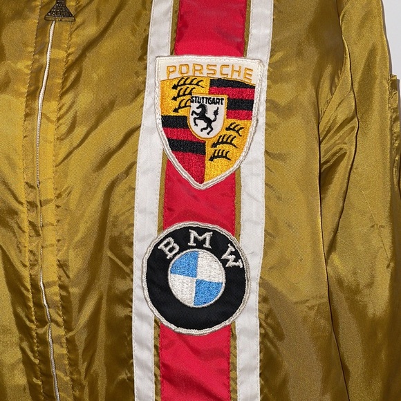 VINTAGE Great Lakes Jacket of Detroit PORSCHE and BMW Racing Jacket No S… - Picture 2 of 15